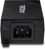 TRENDnet Gigabit Power Over Ethernet Plus Injector, Converts Non-Poe Gigabit To Poe+ Or PoE Gigabit, Supplies PoE (15.4W) Or PoE+ (30W) Power Network Distances Up To 100M (328 ft.), Black, TPE-115GI