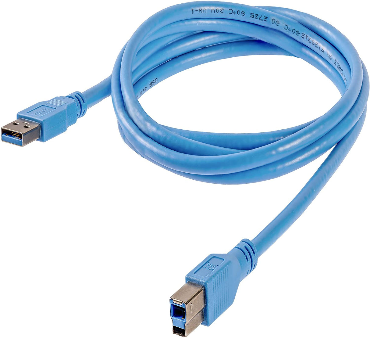 StarTech.com 6 ft / 2m SuperSpeed USB 3.0 Cable A to B - 1 - USB 3.0 A (Male) to 1 - USB 3.0 B (Male) (USB3SAB6), Blue 6 ft / 2m Blue