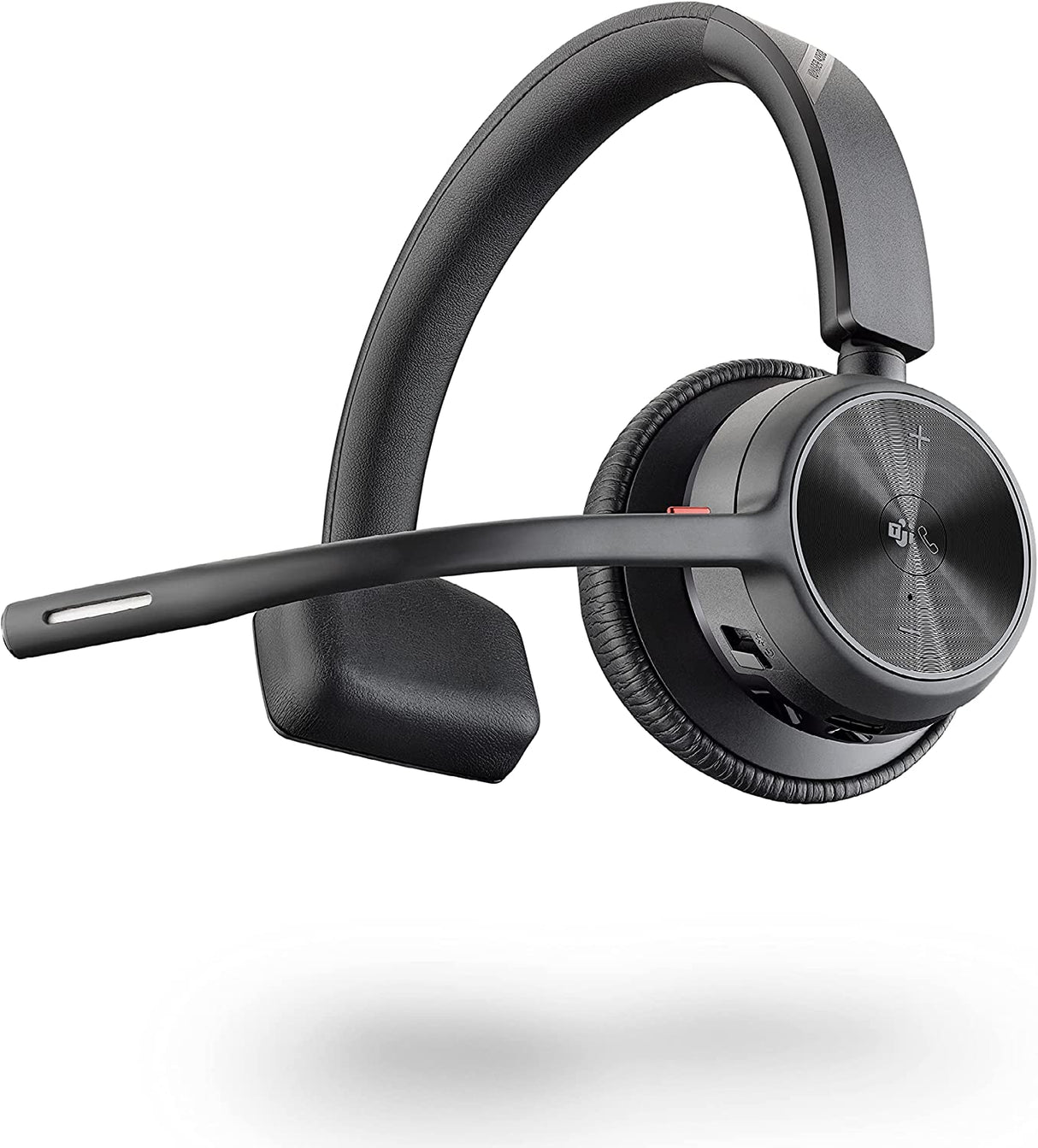 Poly (Plantronics + Polycom) Voyager 4310 UC Wireless Headset (Plantronics) - Connect to PC/Mac via USB-C Bluetooth Adapter,Works with Teams (Certified), Zoom &amp; More, Black, One Size USB-C Bluetooth Adapter Headset (Teams Version)