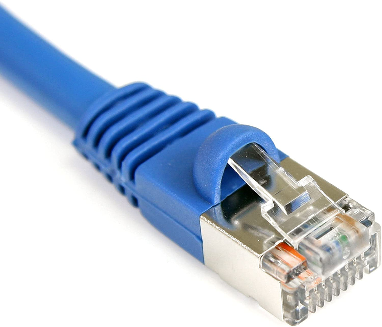 StarTech.com 50 ft. (15.2 m) Cat5e Ethernet Cable - Patch Cable - Shielded - Blue - Ethernet Network Cable (S45PATCH50BL) Blue 50 ft
