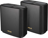 ASUS ZenWiFi AX Whole-Home Tri-Band Mesh WiFi 6 System (XT8) - 2 Pack, Coverage up to 5,500 sq.ft or 6+Rooms, 6.6Gbps, WiFi, 3 SSIDs, Life-time Free Network Security and Parental Controls, 2.5G Port CA version