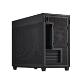 ASUS Prime AP201 33-Liter MicroATX Black case with Tool-Free Side Panels and a Quasi-Filter mesh, with Support for 360 mm Coolers, Graphics Cards up to 338 mm Long, and Standard ATX PSUs