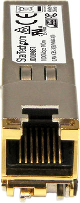 StarTech.com HPE JD089B Compatible SFP Module - 1000BASE-T - SFP to RJ45 Cat6/Cat5e - 1GE Gigabit Ethernet SFP - RJ-45 100m - HPE 5820AF, 12500, 5500 (JD089BST)