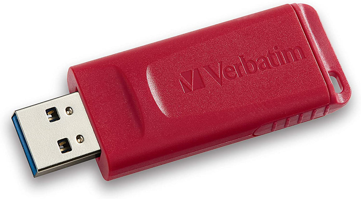 Verbatim 128GB Store 'n' Go USB Flash Drive - PC / Mac Compatible - Red 128 GB