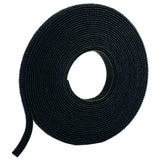 Panduit HLM-15R0 Hook and Loop Miniature Roll Cable Tie, 15-Foot Length, Black Black .33-Inch Width by 15-Foot Length
