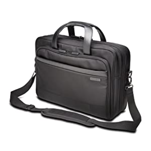 Kensington Contour Carrying Case (Briefcase) for 15.6" Notebook - Black, 16.5" x 18.3" x 6" Briefcase 16.5" x 18.3" x 6"