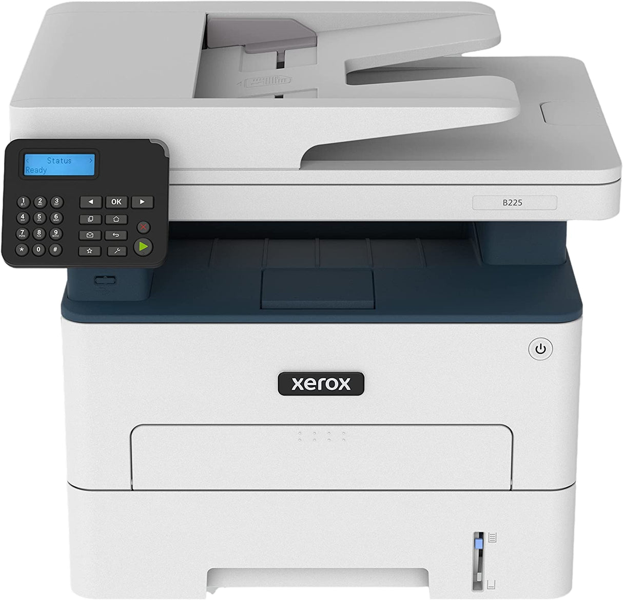 Xerox B225/DNI Multifunction Printer, Print/Scan/Copy, Black and White Laser, Wireless, All in One