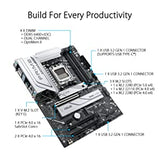 ASUS Prime X670-P Socket AM5 (LGA 1718) Ryzen 7000 ATX Motherboard(DDR5, 3xM.2 Slots, USB 3.2 Gen 2x2 Type-C®, USB4® Header, and 2.5Gb Ethernet)