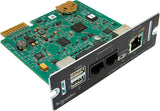 APC UPS Network Management Card 3 with 2 USB ports and Temperature Monitoring, Newest Model 2020 (AP9641) AP9641 UPS