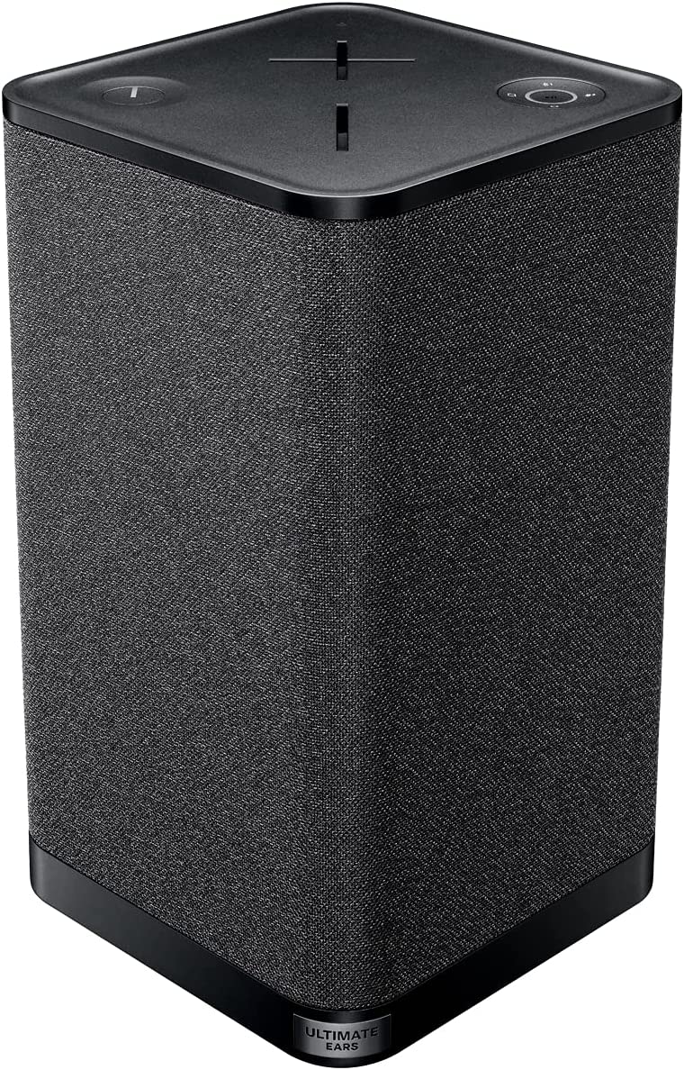 Ultimate Ears Hyperboom Portable &amp; Home Wireless Bluetooth Speaker, Loud Speaker, Big Bass, Water resistant IPX4, 150 Ft Range – Black Black Speaker