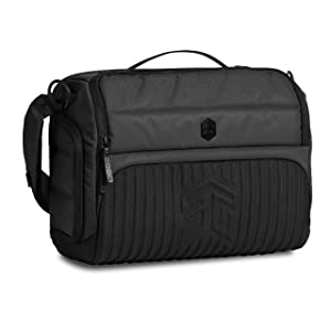 STM Dux 16L Premium Tech Messenger Bag - Carry On Travel Laptop Bag Black