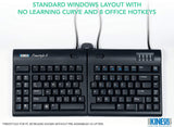 Kinesis Freestyle2 Ergonomic Keyboard w/ V3 Lifters for PC (9" Separation)