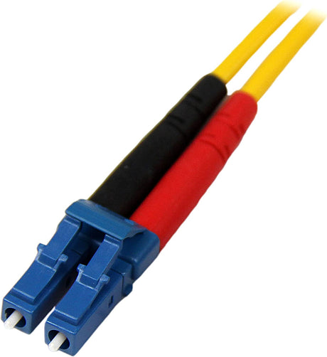 StarTech.com 10m Fiber Optic Cable - Single-Mode Duplex 9/125 - LSZH - LC/LC - OS1 - LC to LC Fiber Patch Cable (SMFIBLCLC10) Yellow 33 ft / 10 m LC to LC Single-Mode Duplex 9/125