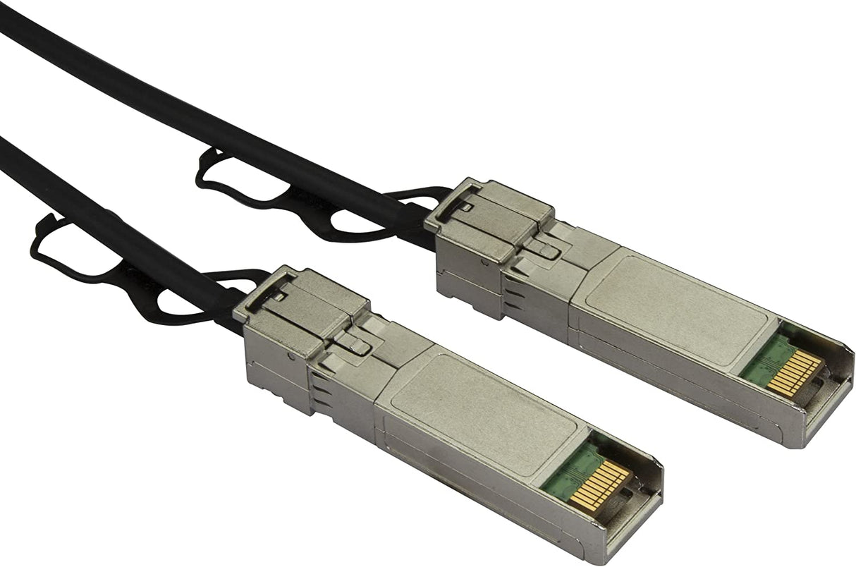 StarTech.com MSA Uncoded Compatible 5m 10G SFP+ to SFP+ Direct Attach Breakout Cable Twinax - 10 GbE SFP+ Copper DAC 10 Gbps Low Power Passive Transceiver Module DAC (SFP10GPC5M)