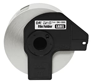 Brother DK-1203 File Folder Label Roll 1 Roll