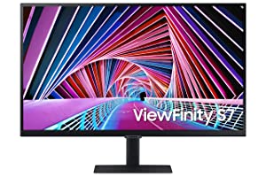 SAMSUNG Business S70A Series 27 Inch Viewfinity 4K UHD 3840x2160 Computer Monitor, IPS HDR10, Pivot Stand, DisplayPort, HDMI, Headphone (S27A704NWN), Black 27-inch Monitor