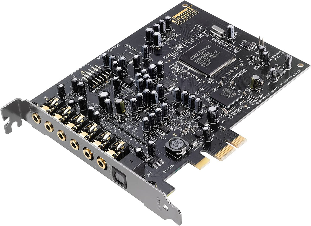 Creative Sound Blaster Audigy PCIe RX 7.1 Sound Card with High Performance Headphone Amp