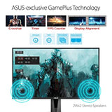 ASUS VG278QR 27” Gaming Monitor 165Hz Full HD (1920 x 1080) 0.5ms G-SYNC Eye Care DisplayPort HDMI DVI, Black 27" FHD 0.5ms 165Hz G-SYNC Height Adjustable