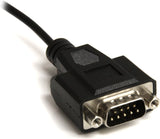 StarTech.com USB to Serial Adapter - 2 Port - COM Port Retention - FTDI - USB to RS232 Adapter Cable - USB to Serial Converter (ICUSB2322F), Black 2 Port USB 2.0