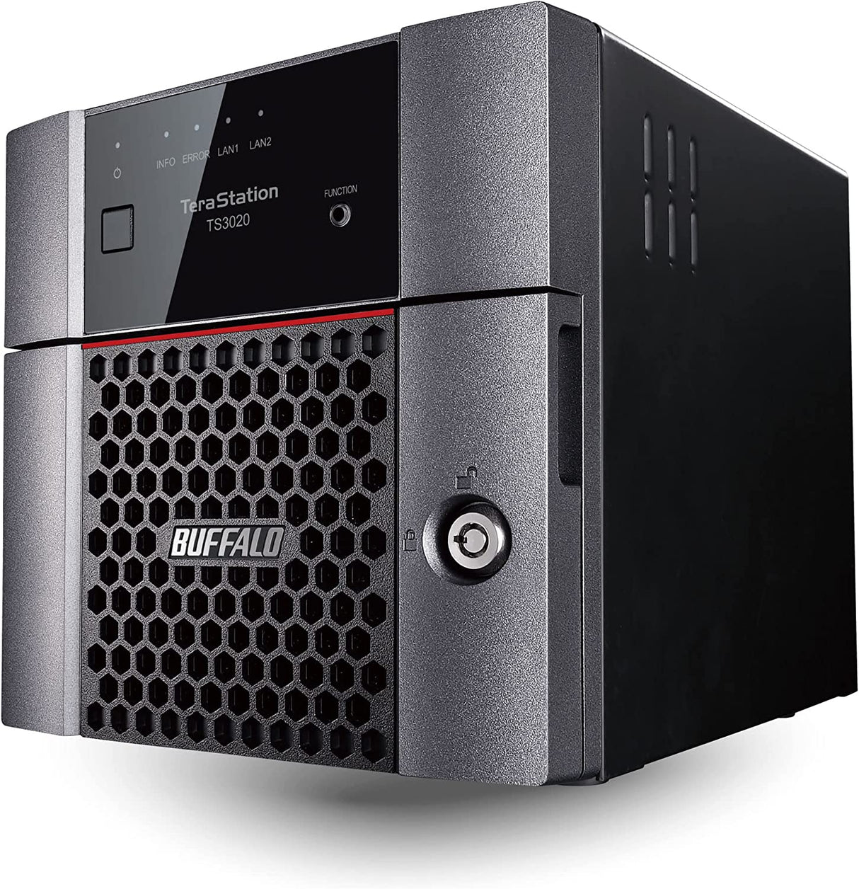 BUFFALO TeraStation 3220DN 2-Bay Desktop NAS 4TB (2x2TB) with HDD NAS Hard Drives Included 2.5GBE / Computer Network Attached Storage/Private Cloud/NAS Storage/Network Storage/File Server 4 TB TeraStation 3220DN Desktop NAS - 2 Drive Bays