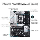 ASUS Prime Z790-P WiFi D4 LGA 1700(Intel® 12th&amp;13th Gen) ATX Motherboard (PCIe 5.0,DDR4,14+1DrMOS,3X M.2,WiFi 6, Bluetooth v5.2,2.5Gb LAN, Front Panel USB 3.2 Gen 2 USB Type-C®, Thunderbolt™ 4/USB4)