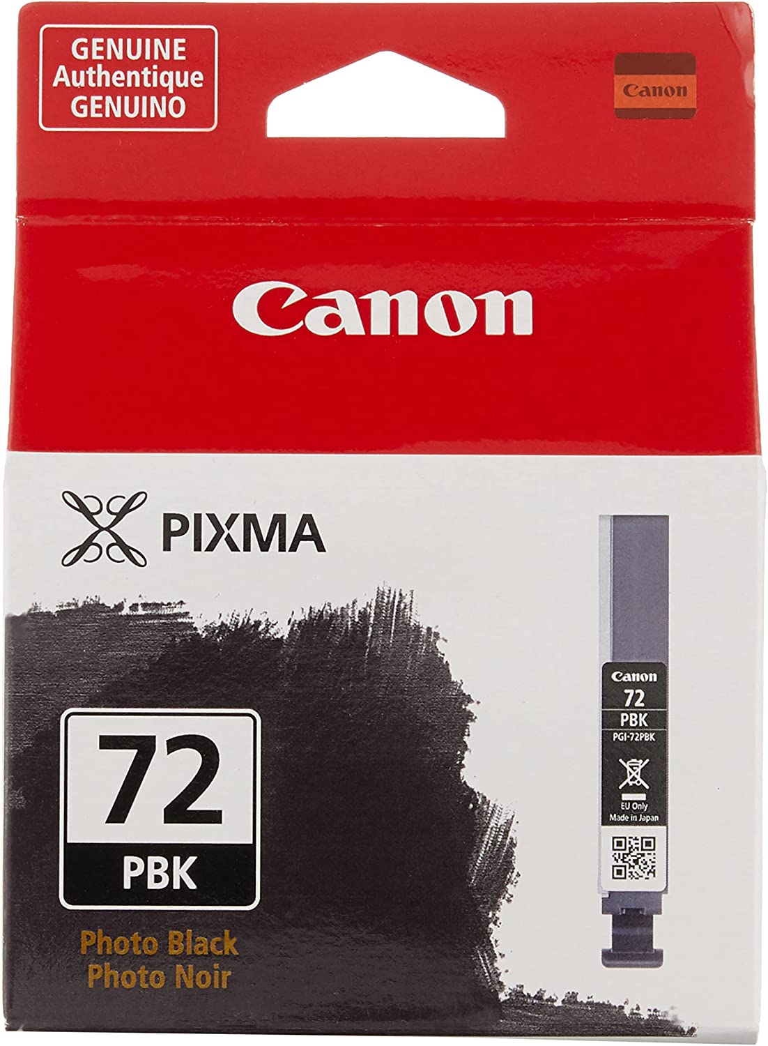 Genuine Canon PGI-72 Ink Cartridge, Photo Black