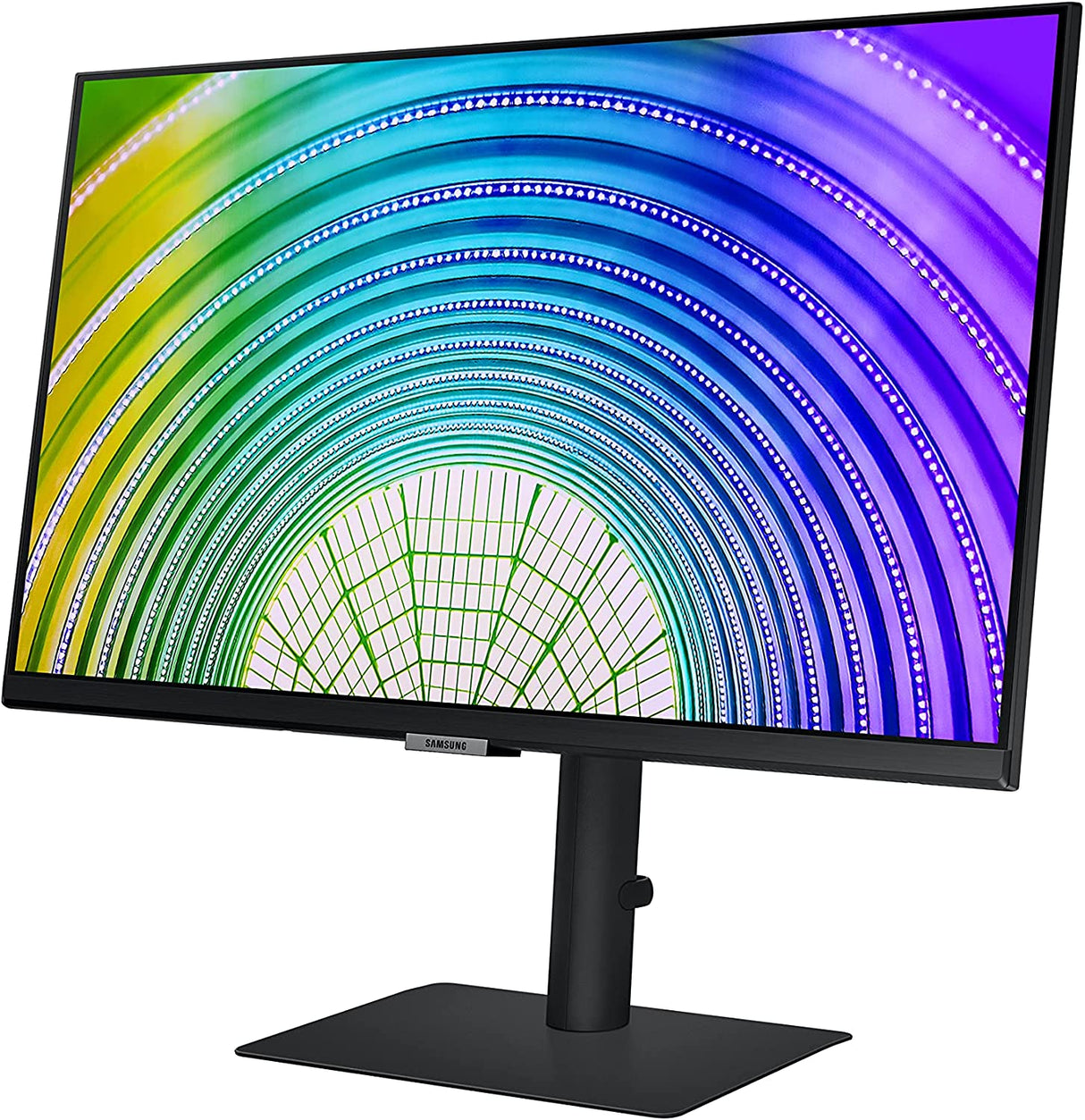 SAMSUNG S60UA Series 27-Inch WQHD (2560x1440) Computer Monitor, 75Hz, IPS Panel, USB-C, HDR10 (1 Billion Colors), Height Adjustable Stand, TUV-Certified Intelligent Eye Care (LS27A600UUNXGO) 27 in QHD HDR10 with USB-C