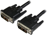 StarTech.com 6 ft DVI-D Single Link Cable - Male to Male DVI-D Digital Video Monitor Cable - DVI-D M/M - Black 6 Feet - 1920x1200 (DVIMM6)