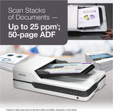 Epson DS-1630 Document Scanner: 25ppm, TWAIN &amp; ISIS Drivers, 3-Year Warranty with Next Business Day Replacement