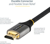 StarTech.com 12ft (4m) HDMI 2.1 Cable 8K - Certified Ultra High Speed HDMI Cable 48Gbps - 8K 60Hz/4K 120Hz HDR10+ eARC - Ultra HD 8K HDMI Cord - Monitor/TV/Display - Flexible TPE Jacket (HDMM21V4M)