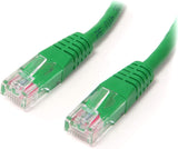 StarTech.com Cat5e Ethernet Cable - 3 ft - Green - Patch Cable - Molded Cat5e Cable - Short Network Cable - Ethernet Cord - Cat 5e Cable - 3ft (M45PATCH3GN) 3 ft / 1m Green