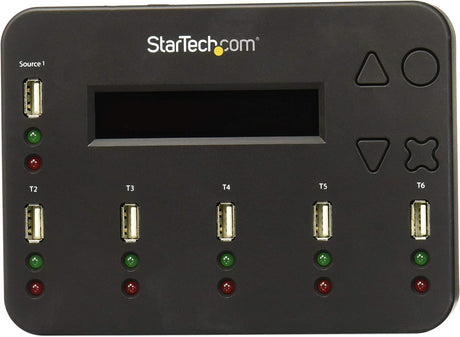 StarTech.com Standalone 1:5 USB Flash Drive Duplicator and Eraser - Flash Drive (USB 3.0/2.0/1.1) Copier - 2 Duplication Modes (USBDUP15)
