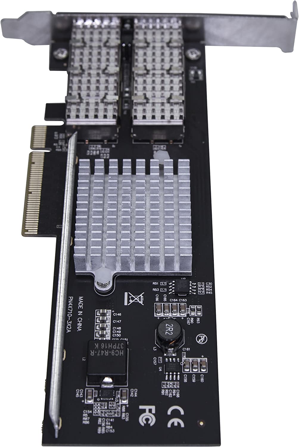 StarTech.com Dual Port 40G QSFP+ Network Card - Intel XL710 Open QSFP+ Converged Adapter - PCIe 40 Gigabit Ethernet Server NIC - 40GbE Fiber Optic LAN Card - Dell PowerEdge HPE ProLiant (PEX40GQSFDPI)