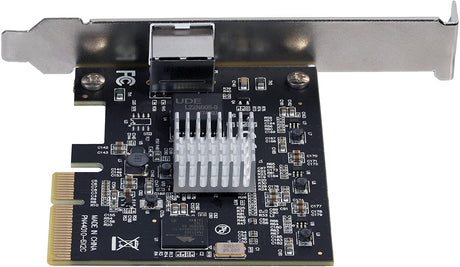 StarTech.com 1 Port PCI Express 10GBase-T/NBASE-T Ethernet Network Card - 5-Speed Network Support: 10G/5G/2.5G/1G/100Mbps - PCIe 2.0 x4 (ST10GSPEXNB) 10 Gigabit Ethernet w/ Nbase-T (10G/5G/2.5G/1G/100Mbps) PCI Express