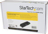 StarTech.com 4-Port USB 3.0 Hub - Metal Industrial USB-A Hub - Wall or Desk Mountable USB Data Hub - TAA Compliant USB Expander Hub (ST4300USBM)