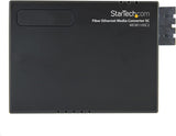 StarTech.com Multimode (MM) SC Fiber Media Converter for 10/100Mbps Network - Ethernet to SC MM Fiber Media Converter - 2 km / 1.2 m (MCM110SC2) No Chassis Mount 2km | 10/100 Mbps