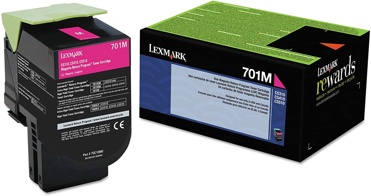 Lexmark Magenta Return Program Toner Cartridge