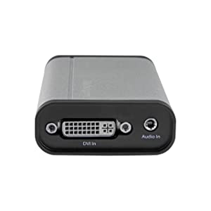 StarTech.com 6 ft. (1.8 m) DVI to USB C Video Capture Device - DVI to USB-C Recorder - Thunderbolt 3 Compatible - DVI to USB-C or USB-A Recorder (USBC2DVCAPRO)