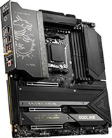 MSI MEG X670E GODLIKE Gaming Motherboard (AMD AM5, DDR5, PCIe 5.0, SATA 6Gb/s, M.2, USB 3.2 Gen 2, Wi-Fi 6E, HDMI/DP, Dual LAN, SLI, EATX)