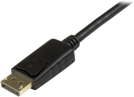 StarTech.com DisplayPort to DVI Converter Cable - DP to DVI Adapter - 3ft - 1920x1200 (DP2DVI2MM3) 3 feet