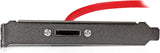 StarTech.com 18in 1 Port SATA to eSATA Plate Adapter - External SATA Plate - 6Gbps eSATA Port - Internal SATA to eSATA Adapter - 18 inch (ESATAPLT18IN) Standard 1 Port (18")