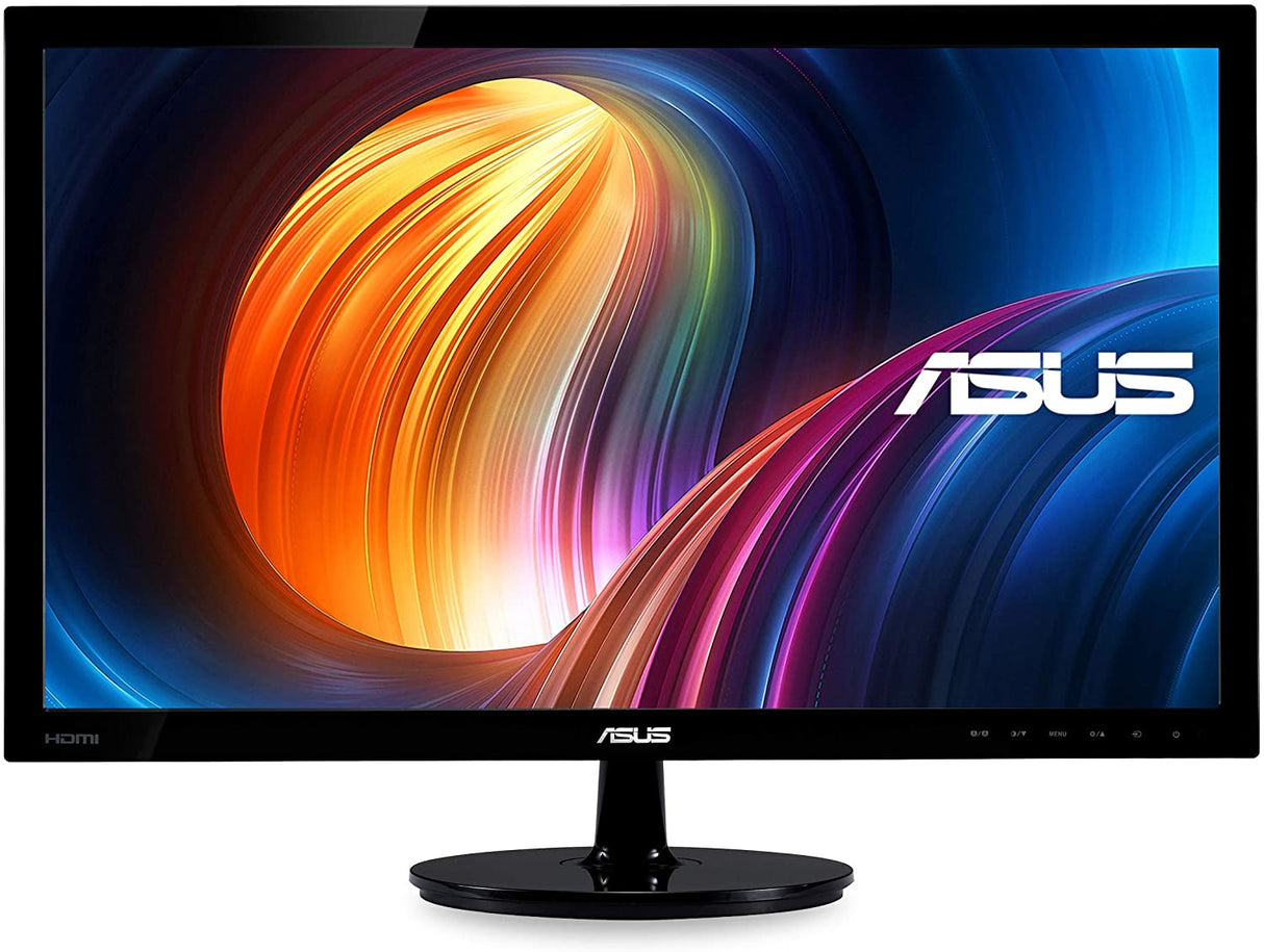 Asus VS228H-P 21.5" Full HD 1920x1080 HDMI DVI VGA LCD Monitor with Back-lit LED, Black 21.5" HDMI, D-Sub, DVI
