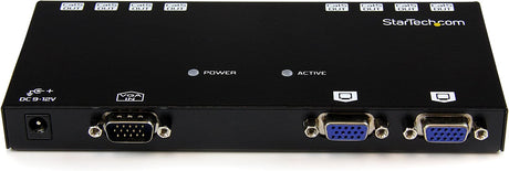 StarTech.com 492 ft. (150 m) VGA Over Cat5 Extender - VGA Extender - 8 Port Repeater - Cat5 - Video Over Ethernet (ST1218T)