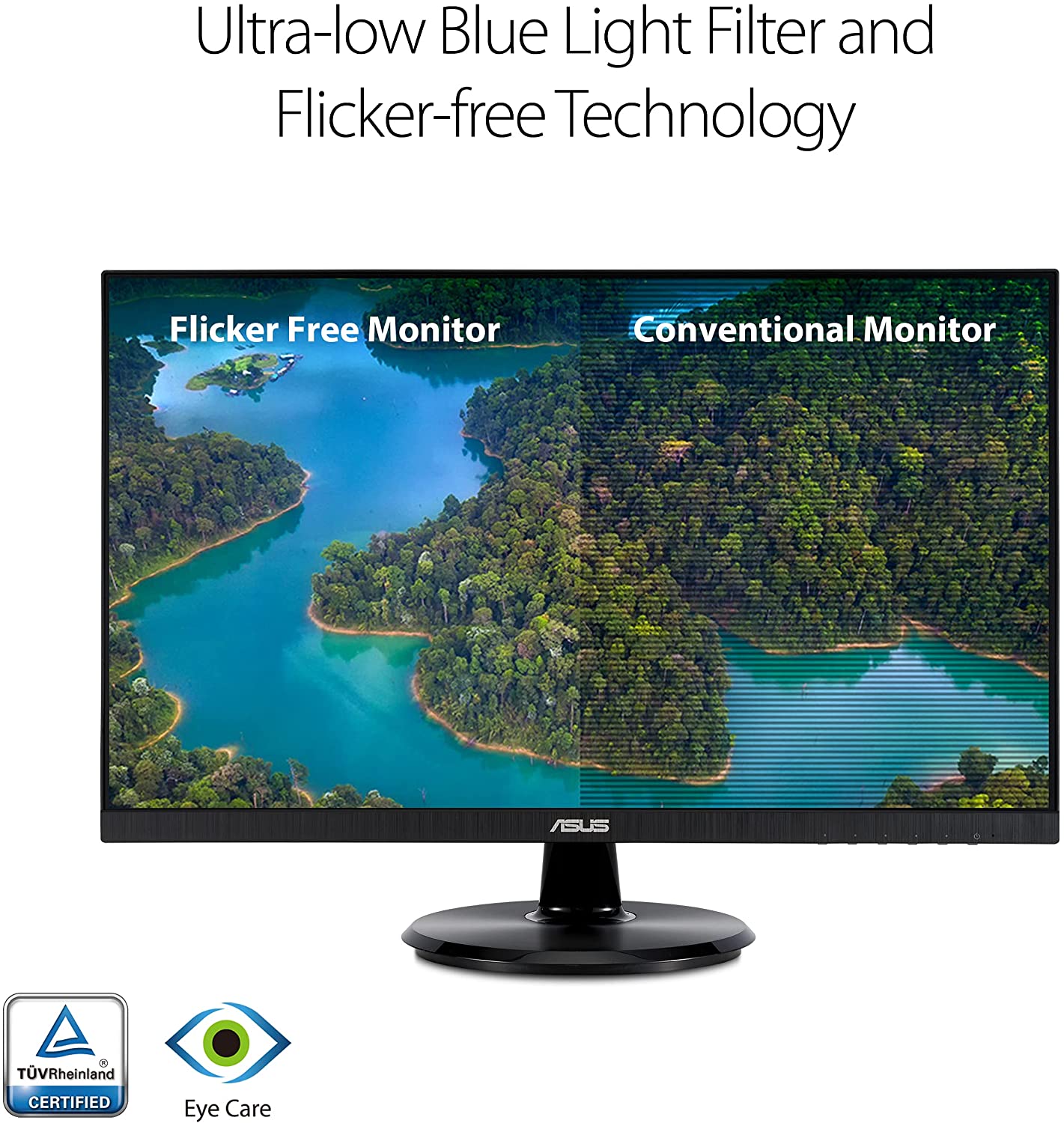 ASUS 23.8” 1080P Monitor (VA24DCP) - Full HD, IPS, 75Hz, USB-C 65W