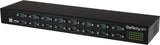 StarTech.com USB to Serial Hub - 16 Port - COM Port Retention - Rack Mount and Daisy Chainable - FTDI USB to RS232 Hub (ICUSB23216FD) 16 Port USB 2.0 Adapter