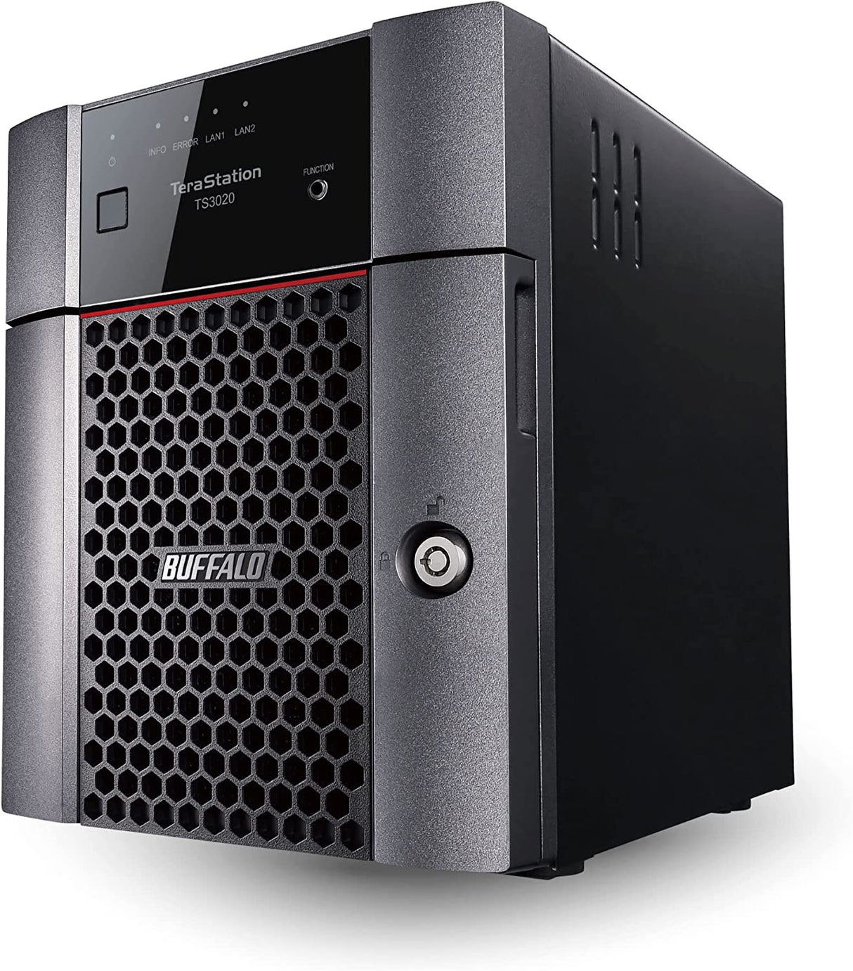 BUFFALO TeraStation 3420DN 4-Bay Desktop NAS 4TB (2x2TB) with HDD NAS Hard Drives Included 2.5GBE / Computer Network Attached Storage / Private Cloud / NAS Storage/ Network Storage / File Server 4 TB (2 x 2TB) TeraStation 3420DN Desktop NAS 4 Drive Bays