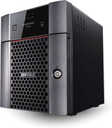 BUFFALO TeraStation 3420DN 4-Bay Desktop NAS 4TB (2x2TB) with HDD NAS Hard Drives Included 2.5GBE / Computer Network Attached Storage / Private Cloud / NAS Storage/ Network Storage / File Server 4 TB (2 x 2TB) TeraStation 3420DN Desktop NAS 4 Drive Bays