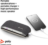 Plantronics Poly Sync 20 SY20-M Desktop Speakerphone USB-A Teams Version USB-C Black