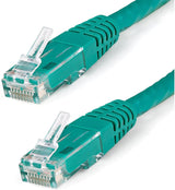 StarTech.com 1ft CAT6 Ethernet Cable - Green CAT 6 Gigabit Ethernet Wire -650MHz 100W PoE++ RJ45 UTP Molded Category 6 Network/Patch Cord w/Strain Relief/Fluke Tested UL/TIA Certified (C6PATCH1GN) Green 1 ft / 0.3 m 1 Pack
