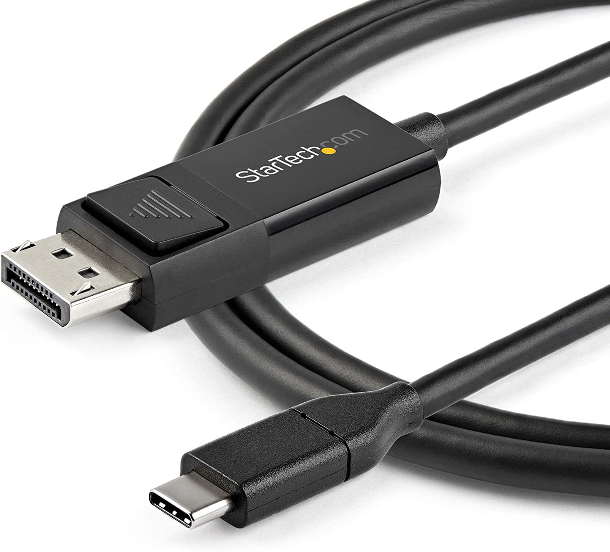 StarTech.com 3.3ft (1m) USB C to DisplayPort 1.2 Cable 4K 60Hz - Bidirectional DP to USB-C or USB-C to DP Reversible Video Adapter Cable - HBR2/HDR - USB Type C/TB3 Monitor Cable (CDP2DP1MBD) 3 ft / 1 m